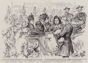 La Visite de la Reine à Londres, une Présentation Inattendue à Paddington - William T. Maud